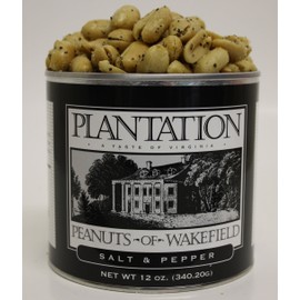 Salt & Pepper Peanuts - 12 ounce tin