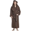 Arus Men's Big & Tall Long Monk Robe Hooded Full