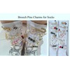 Brooches and Pins for Women Bulk 50pcs Charms for Socks