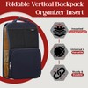 GillyGro Unisex Foldable Vertical Backpack Organizer Insert for Tote Bag,