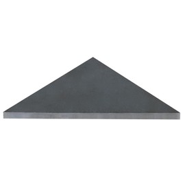 eoere 10 PCS Heavy Duty Steel Plate Gussets 4" x 4" x 3/16" Weld On Triangle Gusset Base, 8 Gauge