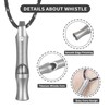 ThruNite EDC Titanium Alloy Whistle, Ultra Lightweight, Big Sound Emergency