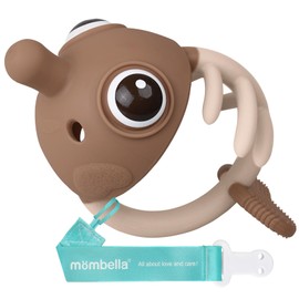 Mombella Clownfish Teether for Babies 3 Months Up, Tanned