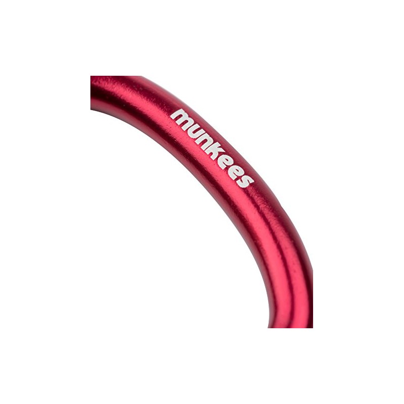 munkees, Heart Carabiner Keyring Red 3221