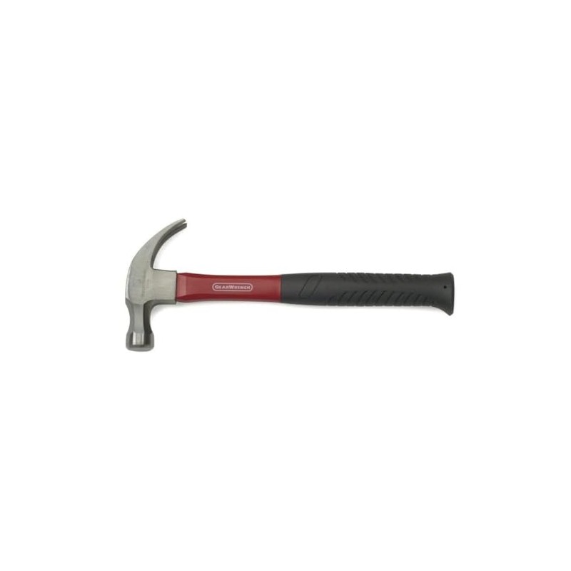GEARWRENCH 16 oz. Curved Claw Hammer with Fiberglass Handle -