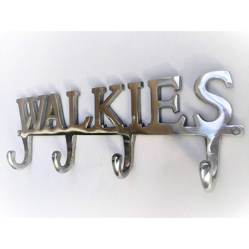 Walkies Dog Pet Lead Leash Holder Rack 4 Hooks Walkies