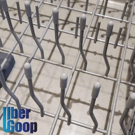 (New 1oz Size) Uber Goop Light Grey Dishwasher Rack Coating/Glue (Bottle only)