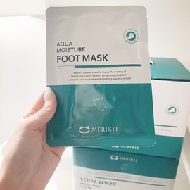 Merry Kit Aqua Moisture Foot Mask Pack 20g 10 sheets + 5 sheets / 메리키트 아쿠아 모이스춰 풋 마스크팩 20g 10장+5장