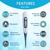 iProven Oral Thermometer, Measures in 10 seconds with flexible tip