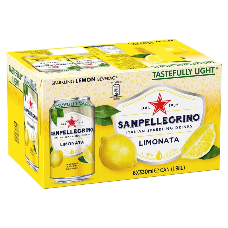 Sanpellegrino Limonata, 6 x 330ml