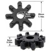 AOEVUIR 4 Pcs Car Steering Column Coupling 563152K000FFF Flexible Coupling