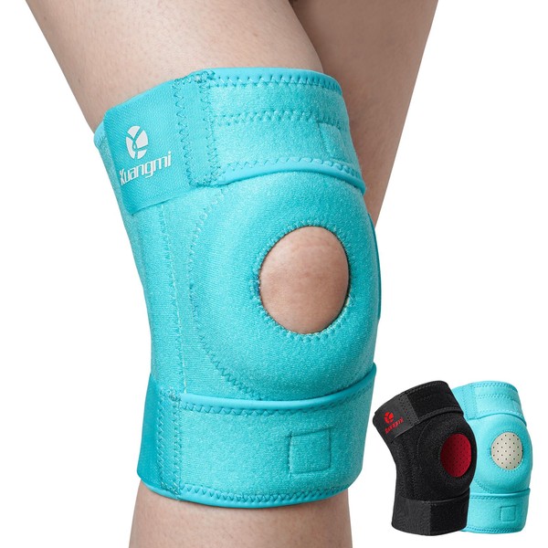 Kuangmi Knee Brace with Side Stabilizers & Patella Gel Pads,Adjustable