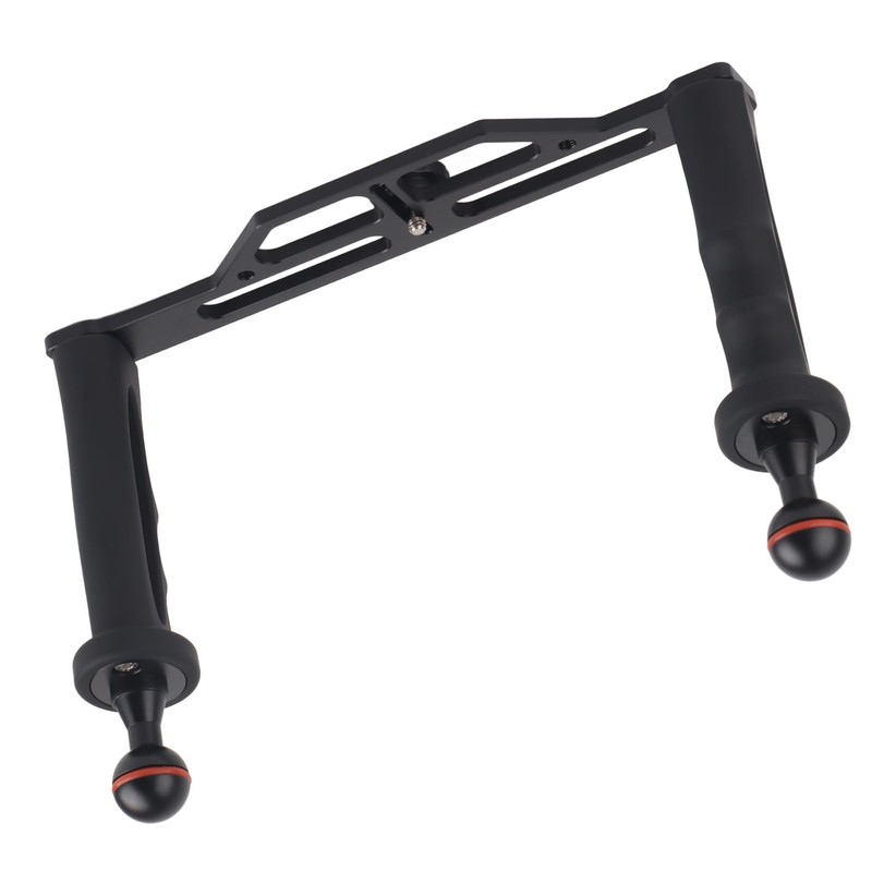 Dual Handle Aluminium Tray Stabilizer Rig Diving Underwater Camera Housings