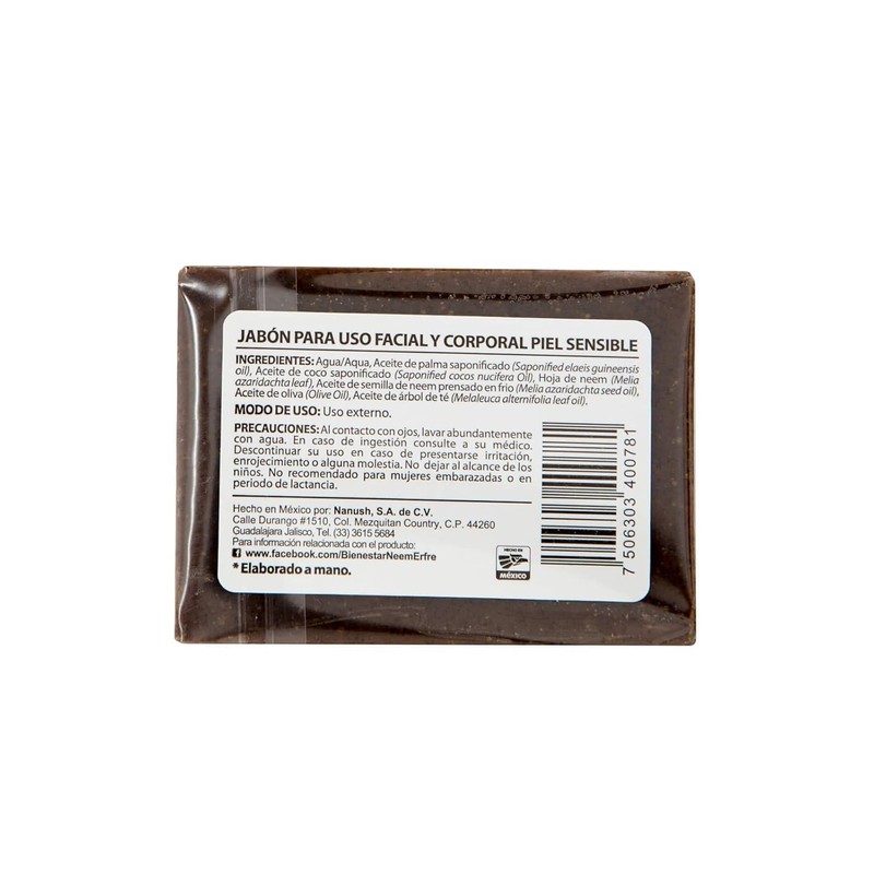 NEEM ERFRE | Pack de 3 jabon natural para piel