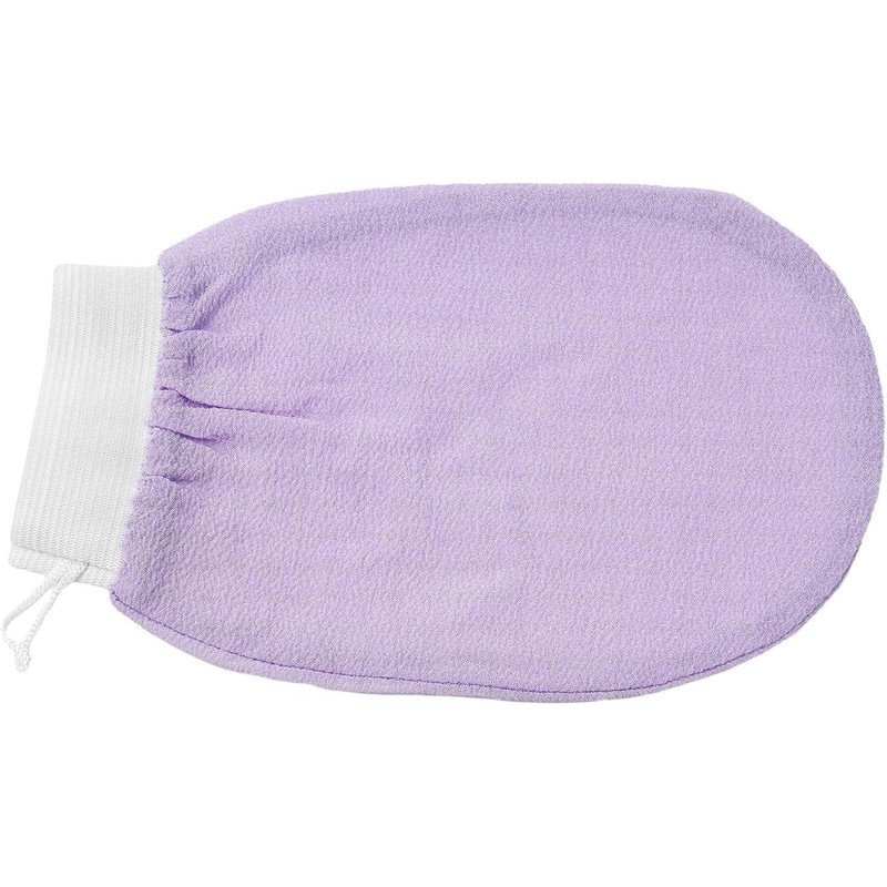 Guante Exfoliante Marroquí Kessa Morado Claro para Limpieza Profunda y