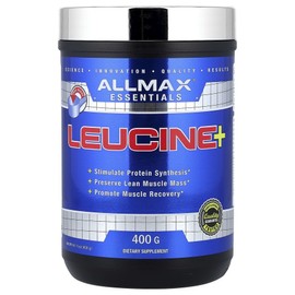 Allmax Leucine 5000mg 400g (14.11oz), 399g, 3 units / 올맥스 류신 5000mg 400g(14.11oz), 399g, 3개