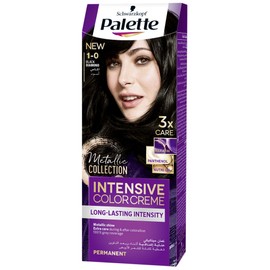 Schwarzkopf Palette Intensive Permanent Colour Cream Hair Colour 1-0 Black 100 ml
