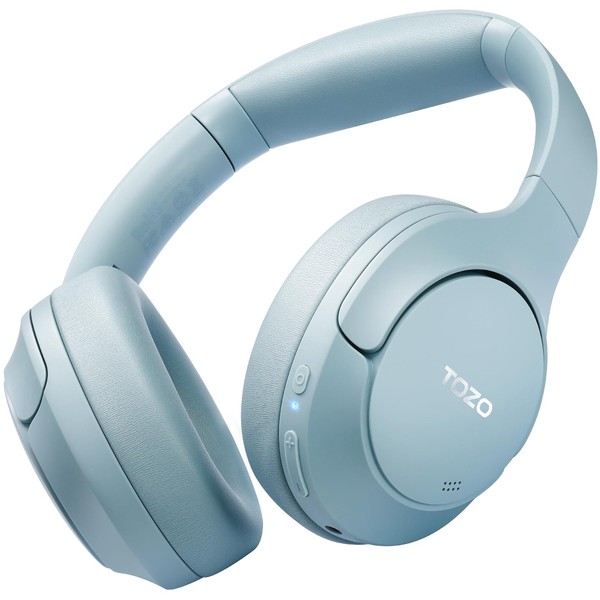 TOZO HT2 Hybrid Active Noise Cancelling Wireless Headphones, 60H Playtime