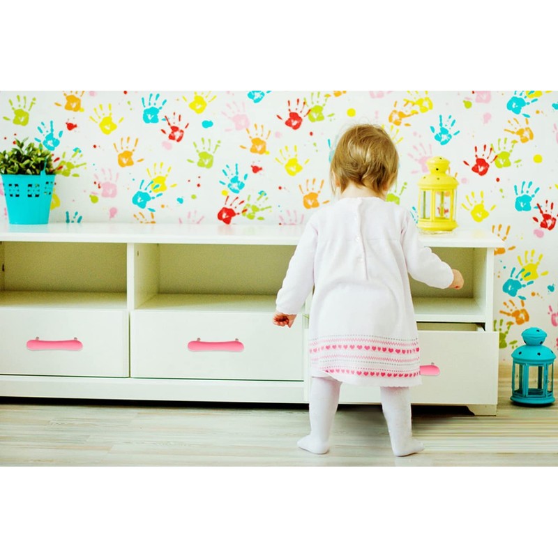 Skyscraper Soft Rubber 96mm Knobs for Kids Girls Boys Cabinet