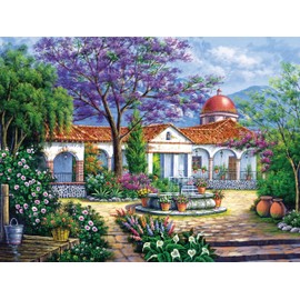 Ceaco - Arturo Zarraga - Hacienda with Patio - 500 Piece Jigsaw Puzzle