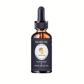 100% Natural Beard Oil with Argan Oil, Softening, 50 ml (50ml)