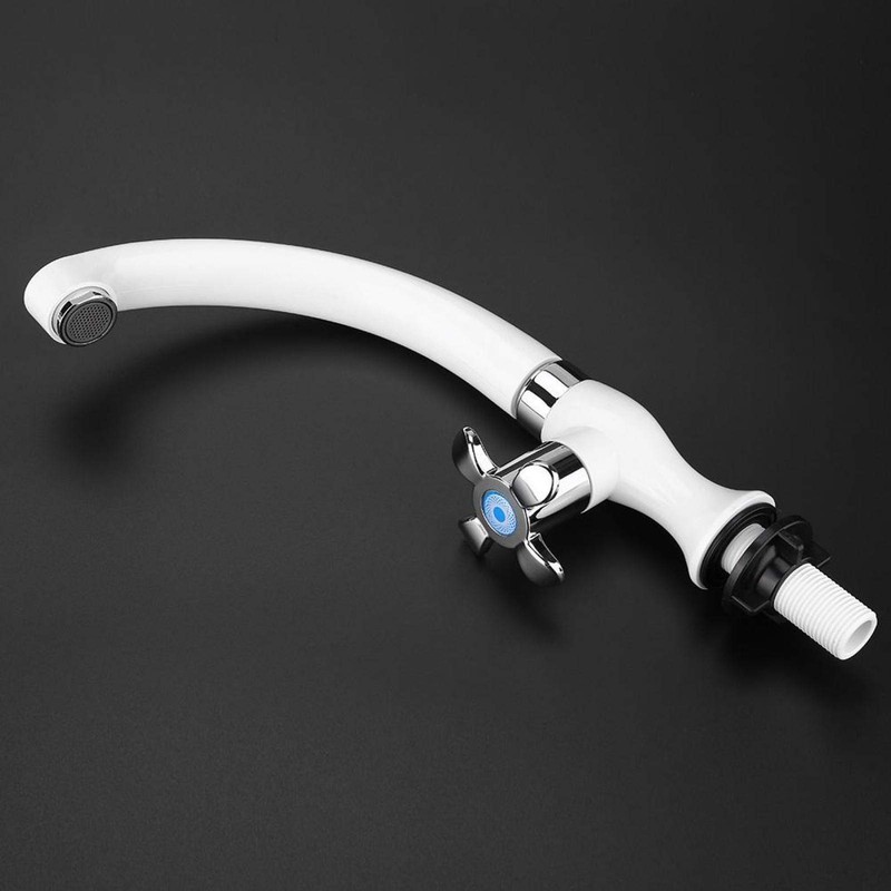 Tyenaza Faucet ABS Plastic Single Cold Water Tap Kitchen Sink