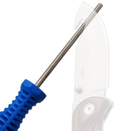 Warthog Gut Hook File - 600 Grit Diamond Rod, Ideal for Gut Hook Blades - Contoured Handle for Ease of Use