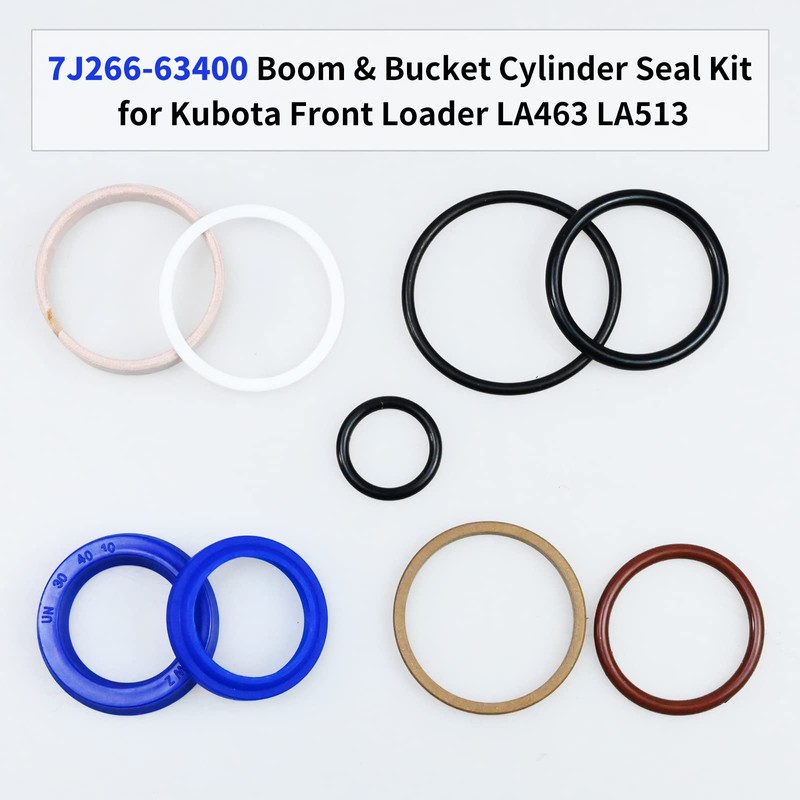 7J266-63400 Boom & Bucket Cylinder Seal Kit Compatible With Kubota