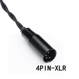 Fezzlo Balanced Cable Replacement for Hifiman Sundara HE4XX HE400SE Meze 99 Classics,Denon AH-D7200 Headphones 4PIN-XLR to Dual 3.5mm 6.5ft 4PIN-XLR