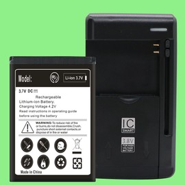 For Alcatel Grade A+ 2920mAh Battery USB Charger for Alcatel Onetouch Pixi Avion LTE A571VL