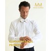 Massi Morino Men's Bow Tie Pre-Tied and Adjustable - Plain