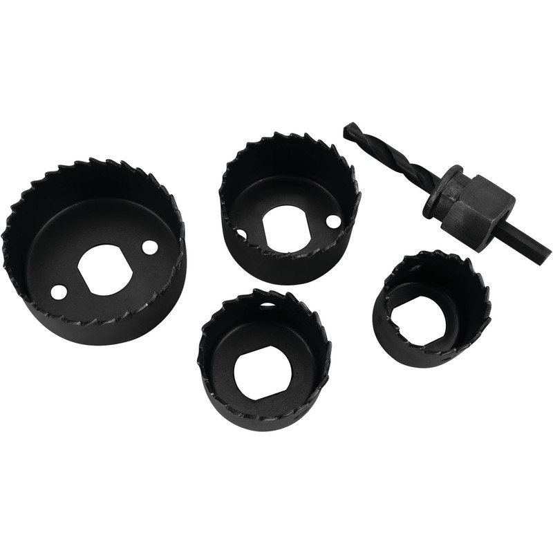 Performance Tool 1460 Interchangeable Arbor with Four Hole Saw Sizes: