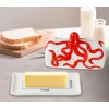 Octopus Butter Dish With Lid For Countertop Ceramic Butter Dish