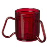 Medeci System 340ml Transparent Red Cup with Adjustable Handles