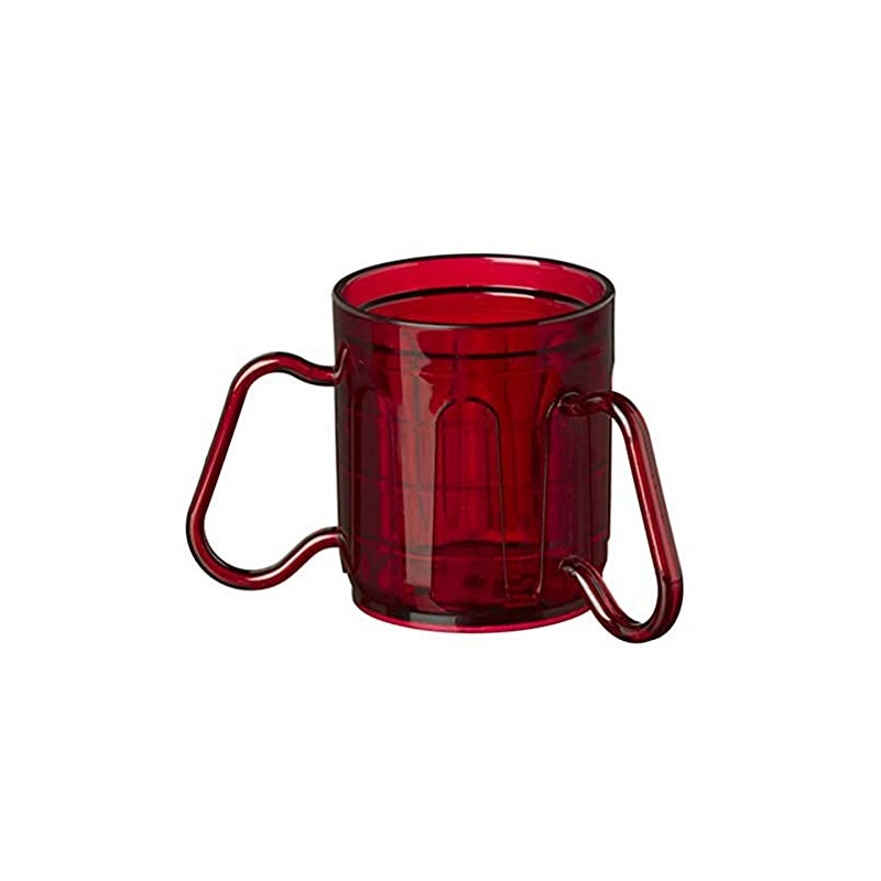 Medeci System 340ml Transparent Red Cup with Adjustable Handles