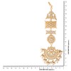 I Jewels 18K Gold Plated Zinc Alloy Matte Finish Kundan