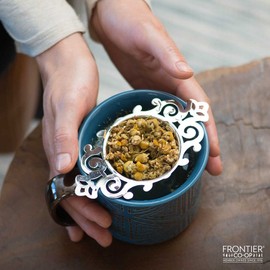 Frontier Co-op Chamomile Flowers, German Whole, Certified Organic, Kosher, Non-irradiated | 1 lb. Bulk Bag | Sustainably Grown | Matricaria recutita L.