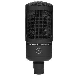 Turnstile Audio Concourse Series TAC300 Cardioid Condenser Microphone, Large Diaphragm for Vocal Recording, Podcasting, and Streaming, XLR Output