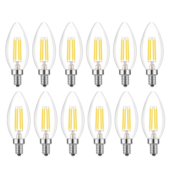 Lamsky E14 LED Bulb Dimmable,110V 400LM 40W Equivalent Neutral White