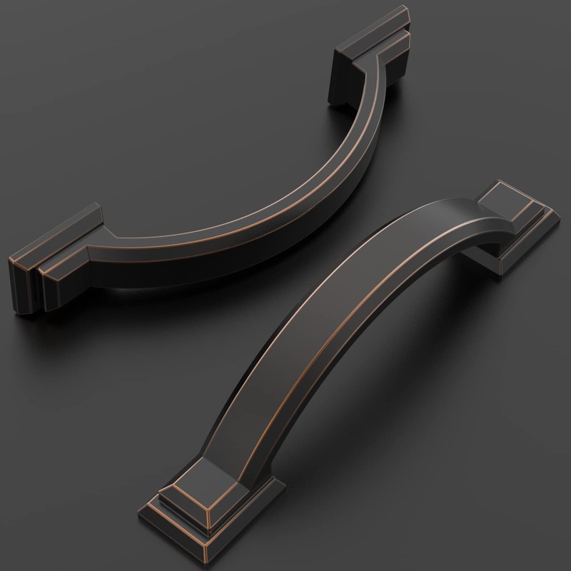 Amerdeco 10 Pack Oil Rubbed Bronze Cabinet Pulls 3 Inch(76mm)