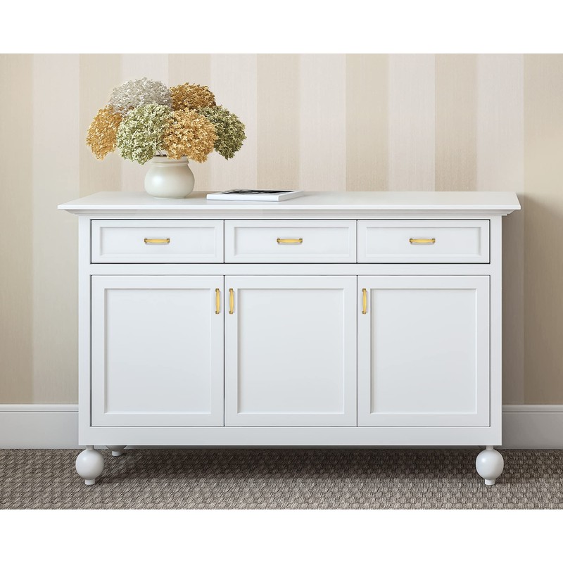 Ravinte 20 Pack Solid 3-3/4 Inch Cabinet Handles - Brushed