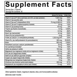 Celebrate Vitamins CelebrateONE 18 One Per Day Bariatric Multivitamin with Iron Capsules, 18 mg of Iron, for Post-Bariatric Surgery Patients, 30 Count, 1 Month Supply