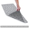 Non-Slip Bathtub Mat OTHWAY Soft Rubber Bathroom Bathmat with Strong