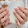 Pure Handmade Nails Press on Nail Reusable Fake Nails White