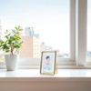 AhaGo Gold Floating Frame (4"x6", Vertical, 2 Set), For Picture