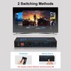 4K@60Hz HDMI Matrix Switch 4X2 with ARC, avedio links 4