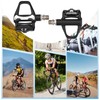 Aluminum Alloy Road Bike Pedals Cleats Set, SPD Pedals Road