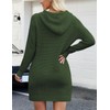 CiCiBird Women Fall Sweater Dress Knit V Neck Pullover Casual