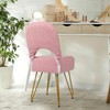 12.9" x 14.1" x 29.9" Small Vanity Stool Chair with