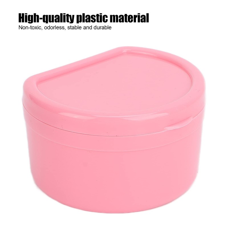 Estuche de Retenedor de Dentadura Postiza de 2 Uds, Estuche